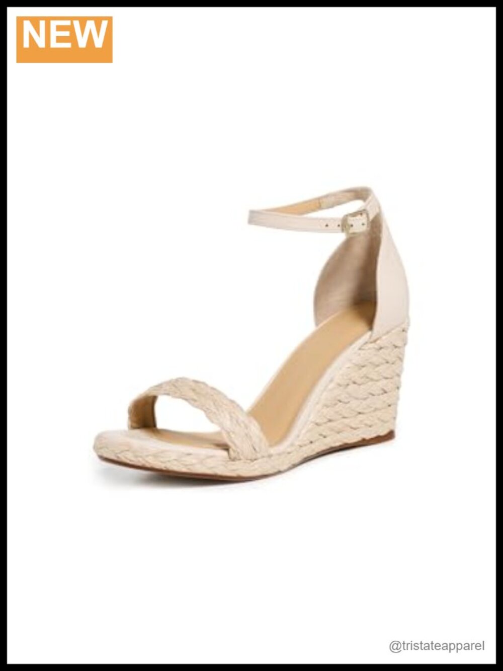 Braided Raffia Wedge Sandals Cushioned Open Toe Formal Casual